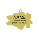 Wild Flower Pet ID Tag