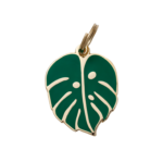 Monstera Leaf Pet ID Tag