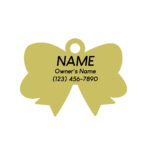 Bow Pet ID Tag