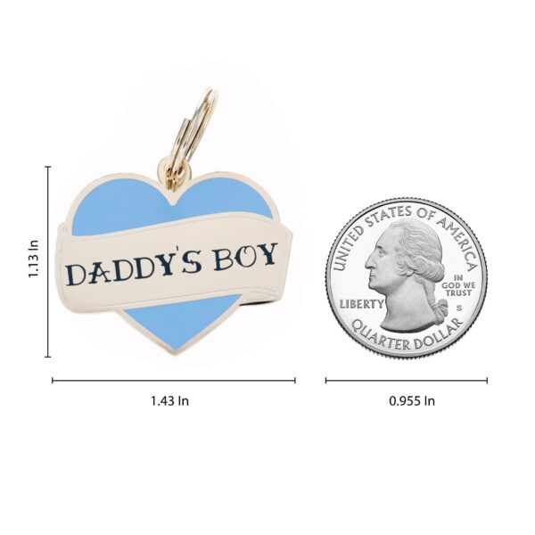 Daddy's Boy Pet ID Tag