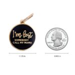 I'm Lost - Mama - Gold & Navy - Pet ID Tag