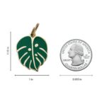 Monstera Leaf Pet ID Tag