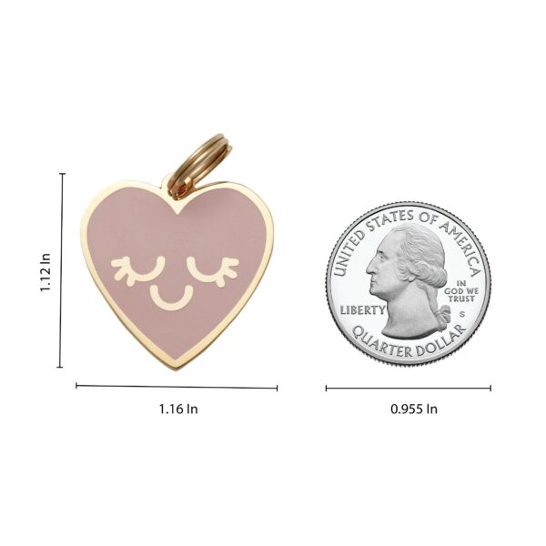 Smiling Heart Pet ID Tag